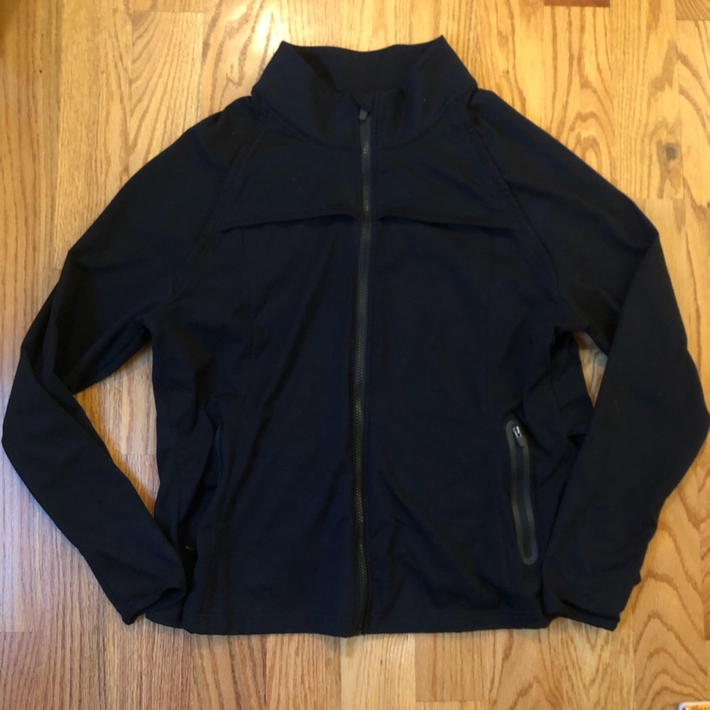 Fabletics black performance jacket size 1X